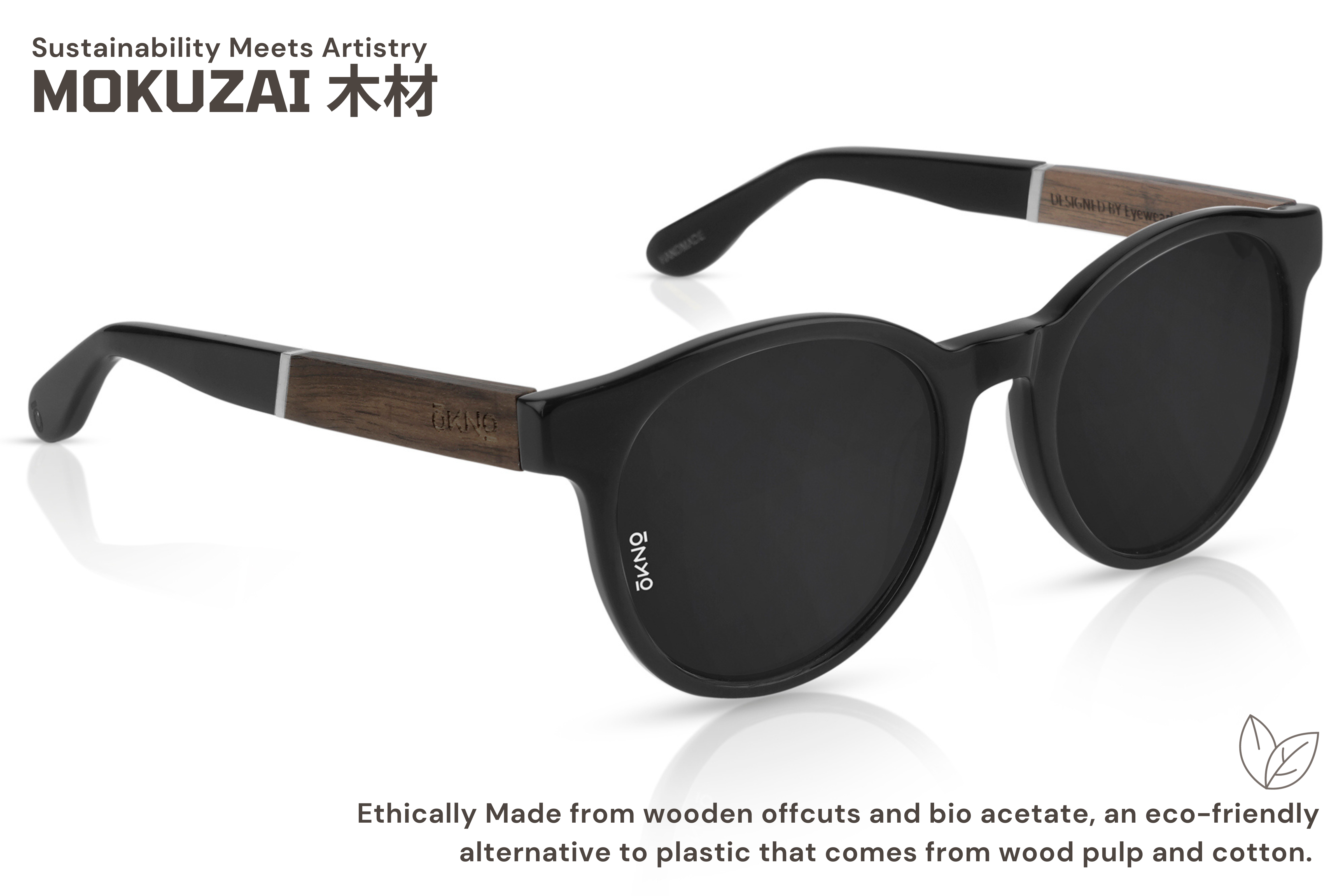 Mokuzai Wooden Sunglasses - Japanese Precision , Indian Artistry
