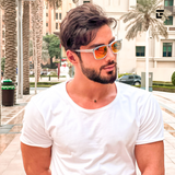 Crystal Orange Mirror  Prescription Lens