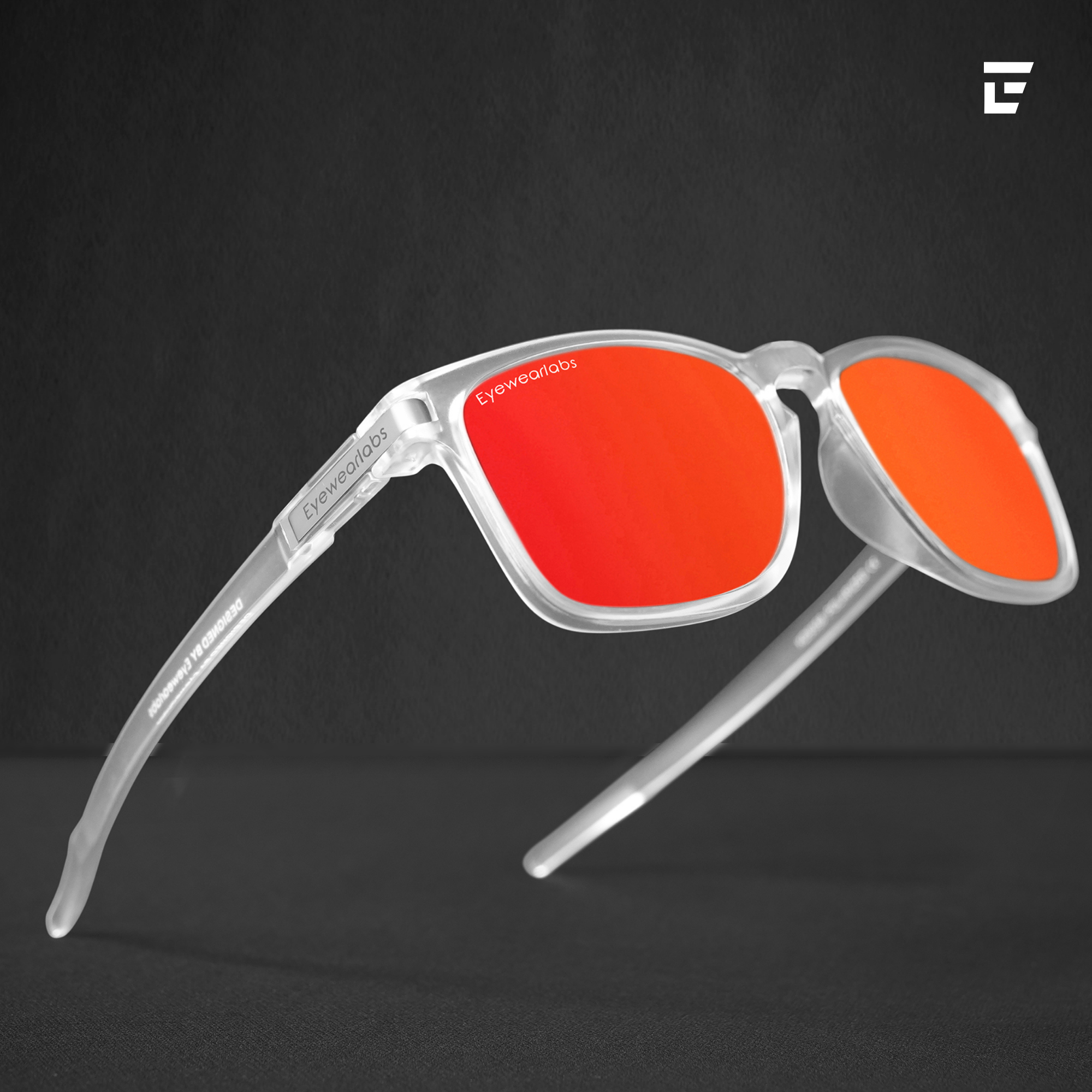 Buy Crystal Red Sunglasses Online for Men Eyewearlabs