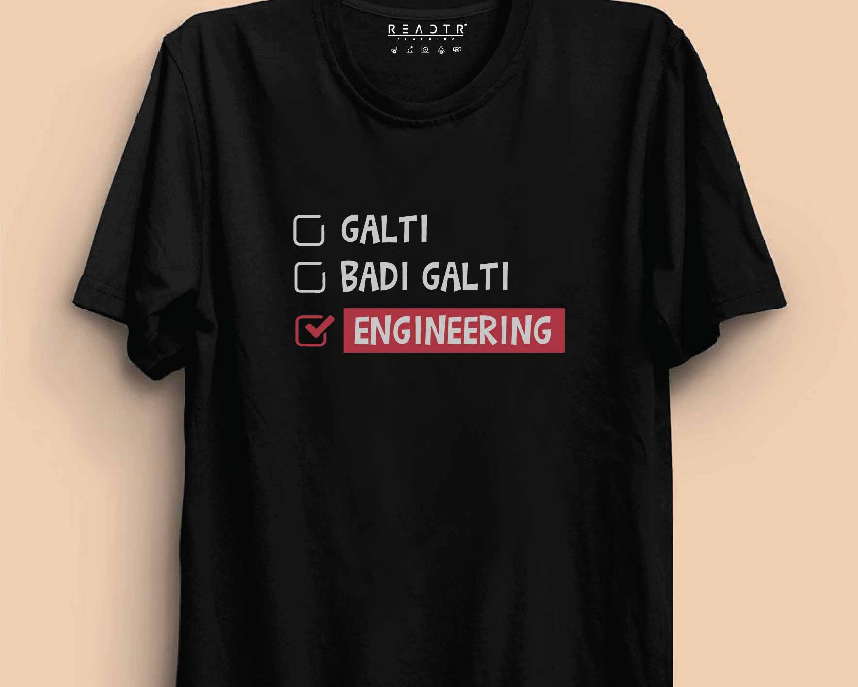 Engineering Galti Reactr Tshirts For Men - Eyewearlabs
