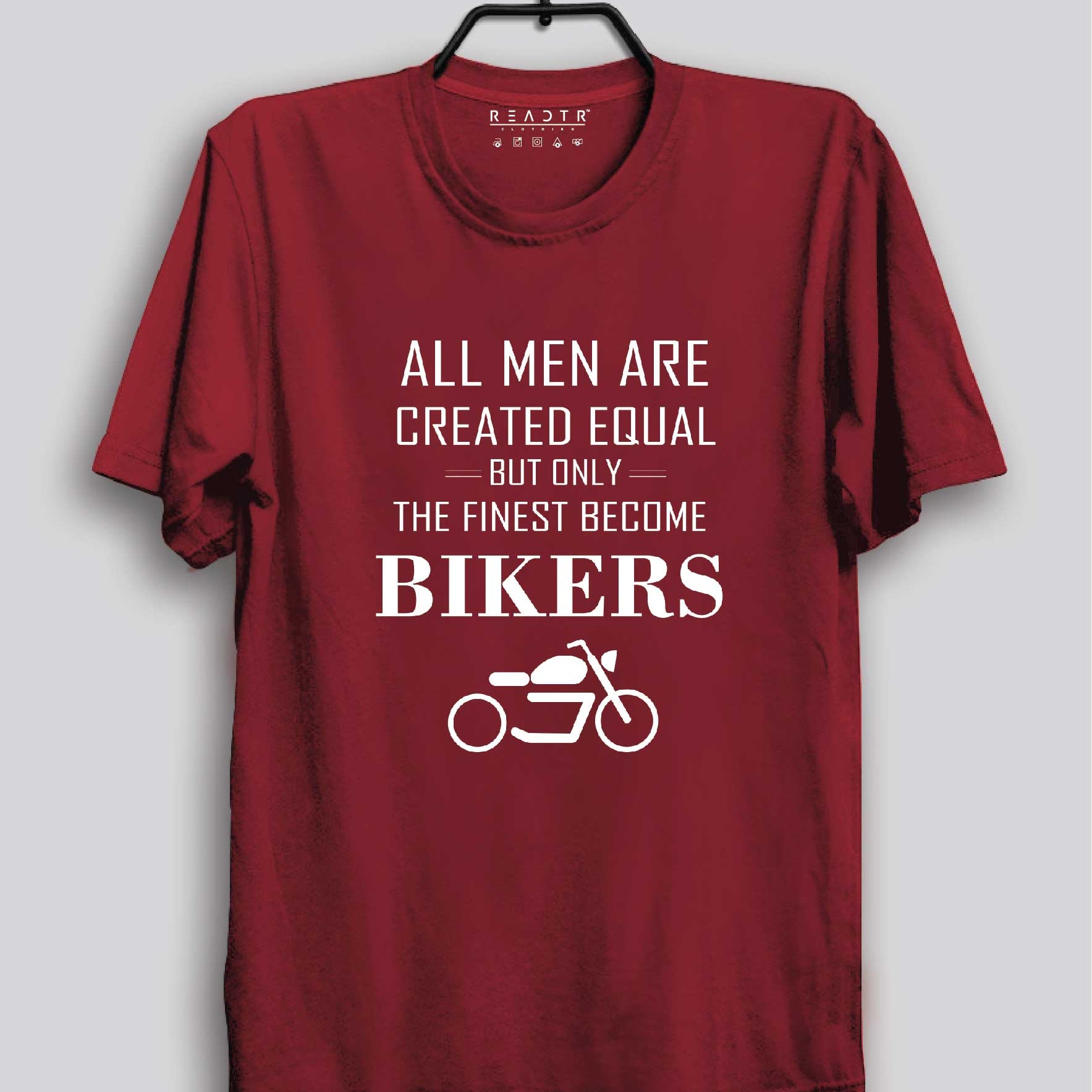 Only The Finest Become Bikers Reactr Tshirts For Men - Eyewearlabs