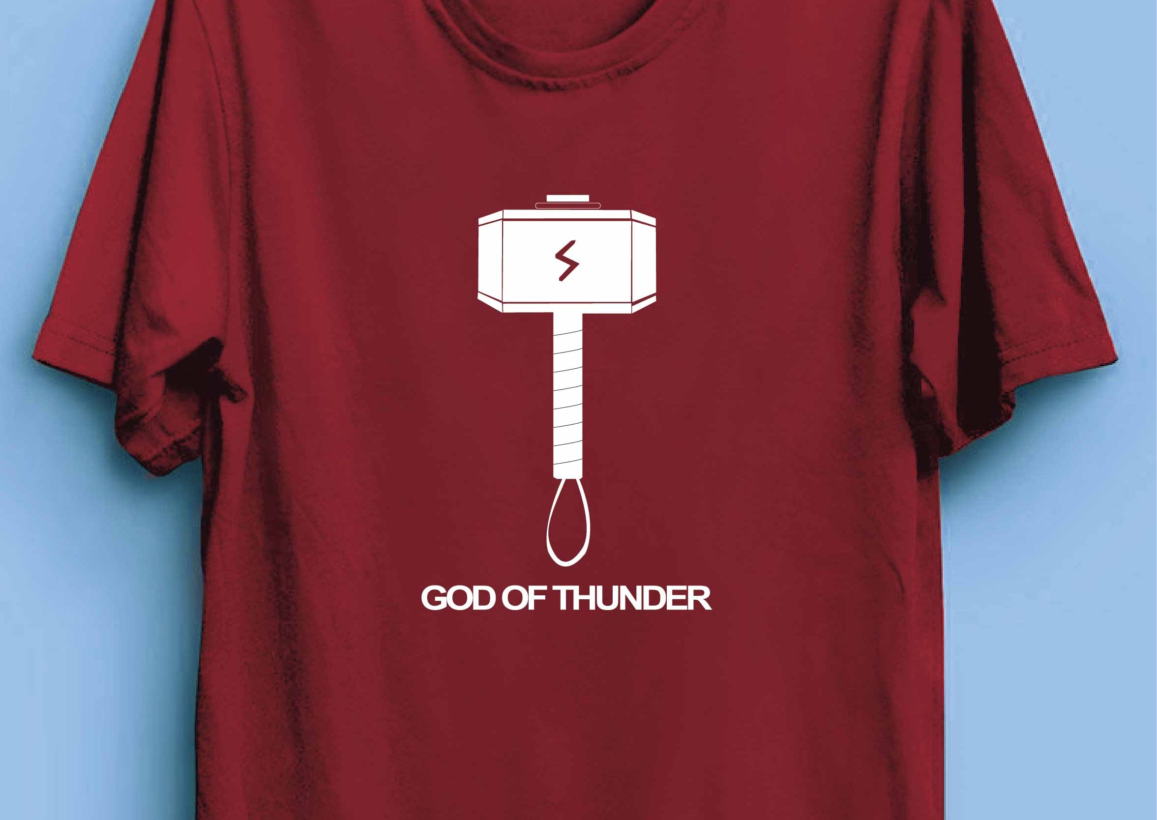 God Of Thunder Reactr Tshirts For Men - Eyewearlabs