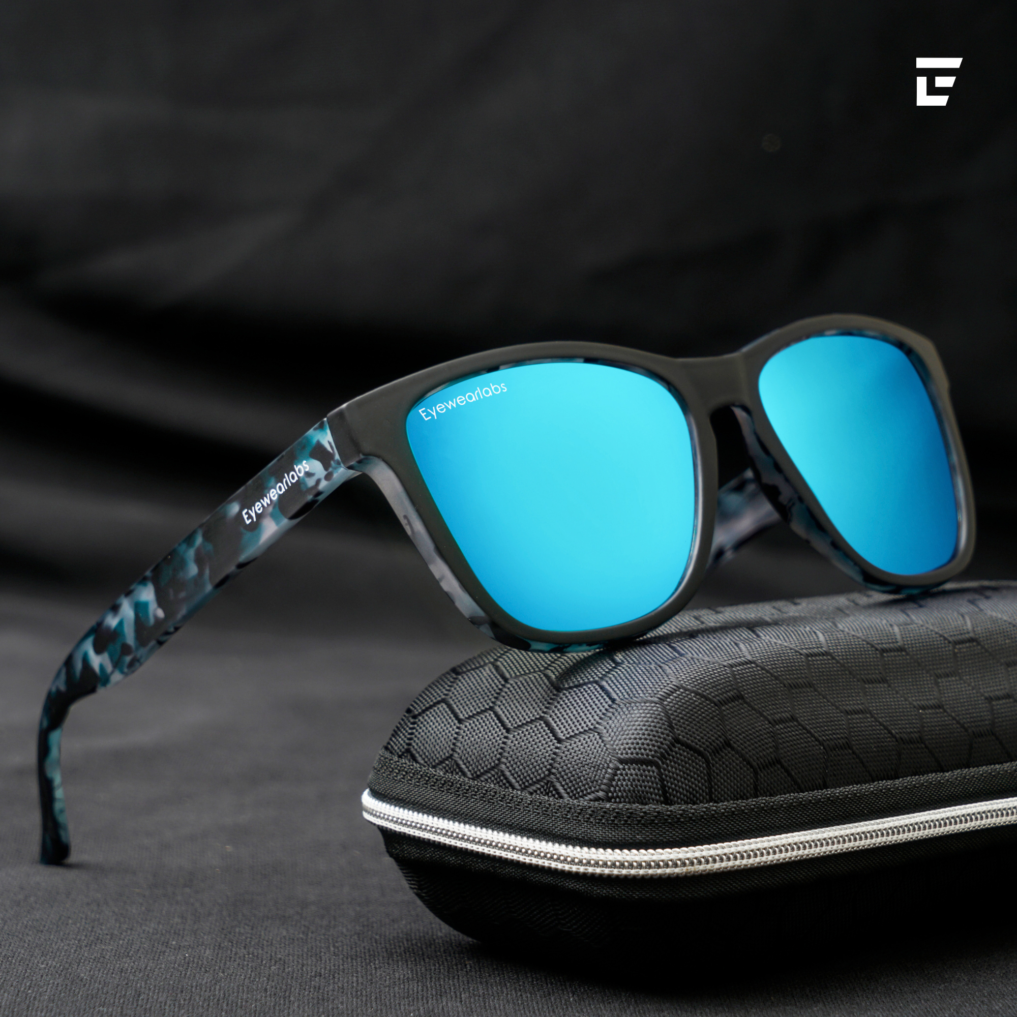 Buy Classic Blue Goblin Sunglasses for Men Online at Eyewearlabs