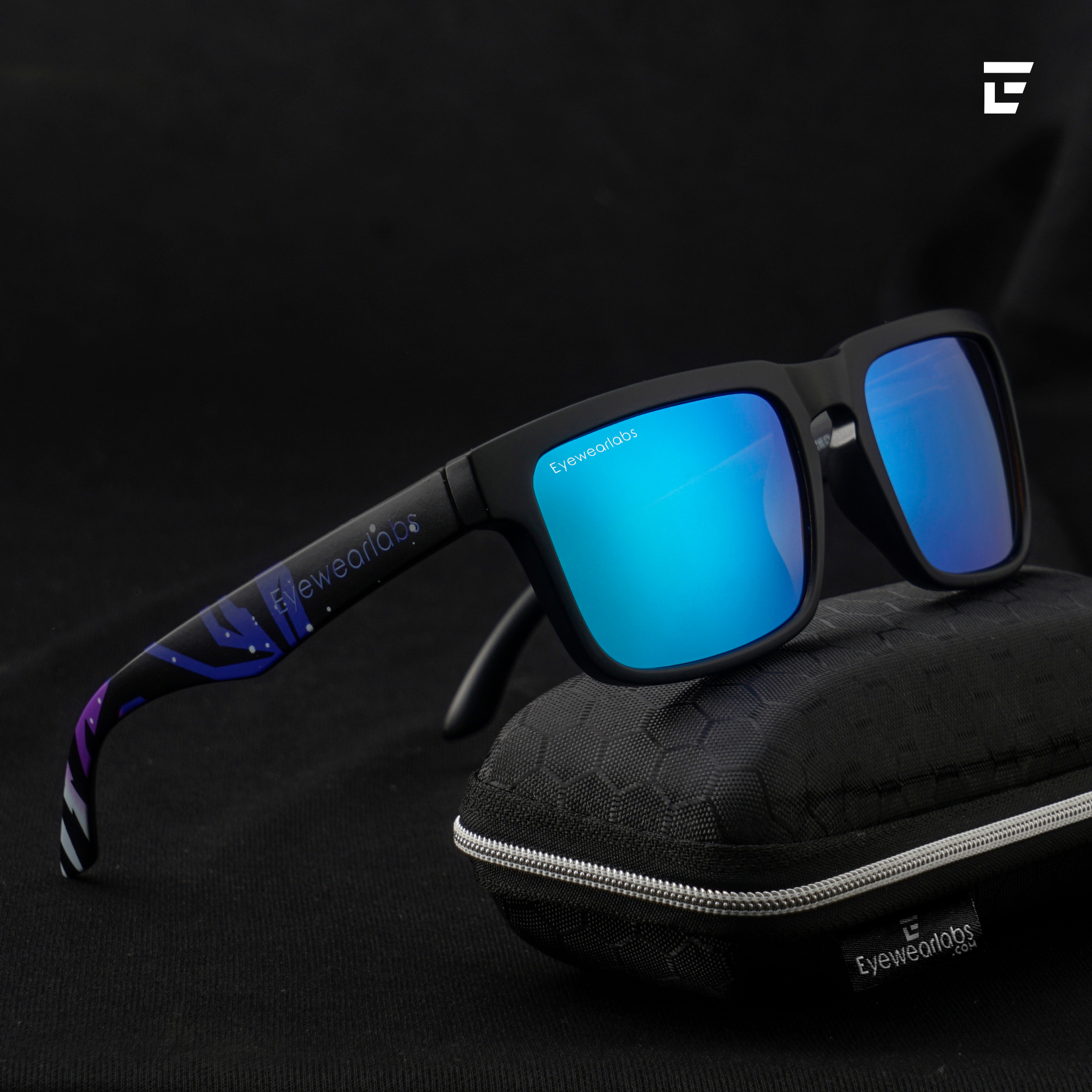 Buy Hercules Blue Sunglasses for Men Online Eyewearlabs