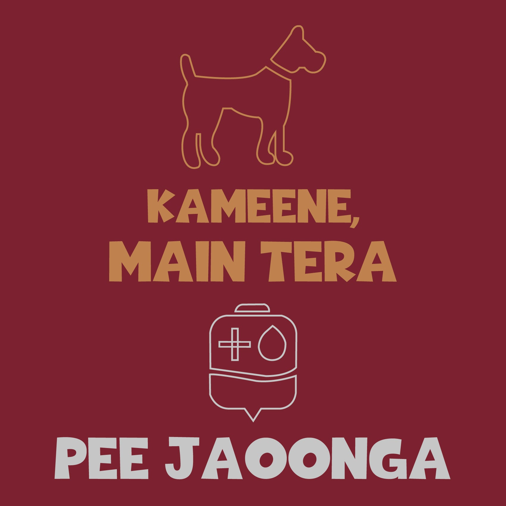 Kameene Mein Tera Khoon Pe Jaonga Reactr Tshirts For Men - Eyewearlabs