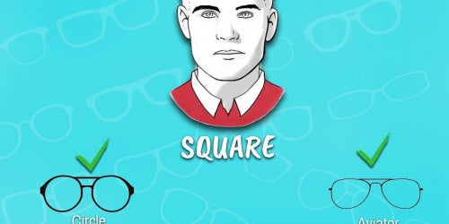How To Choose Eyeglasses For Square Face Shapes - Eyewearlabs.com