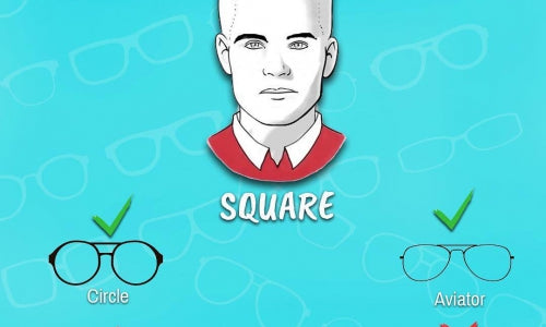 How To Choose Eyeglasses For Square Face Shapes - Eyewearlabs.com