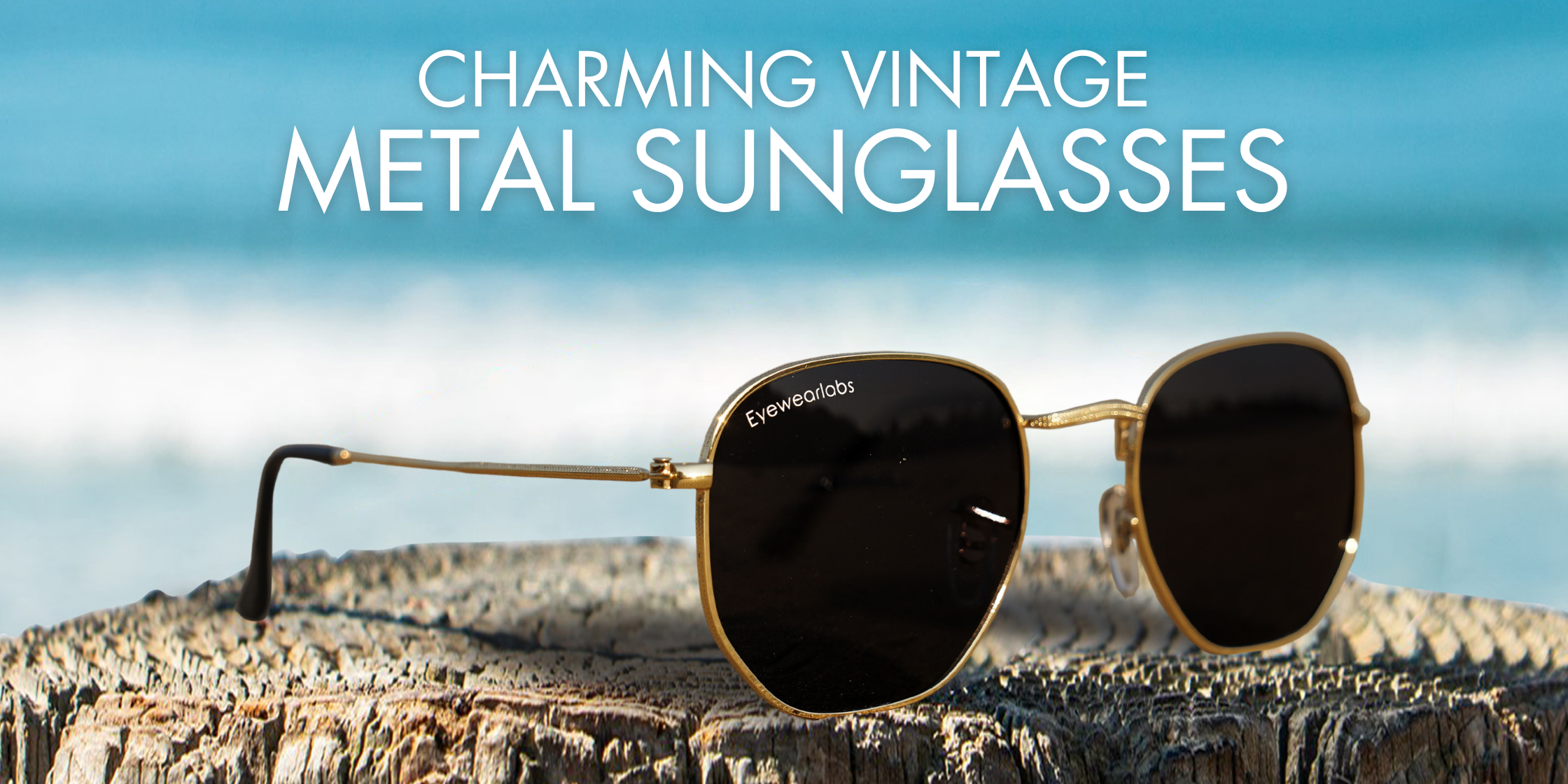 Charming Vintage Metal Eyewear
