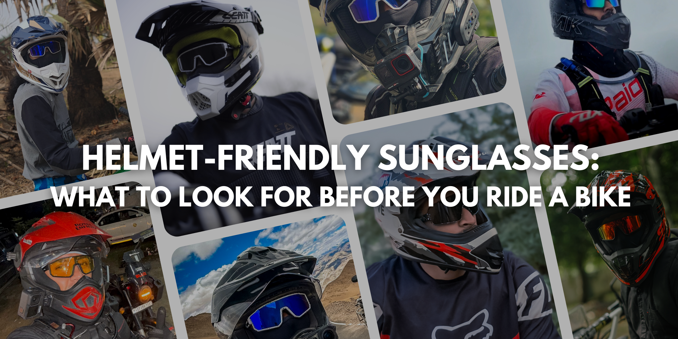 Helmet-Friendly Sunglasses: What to Look For Before You Ride a Bike