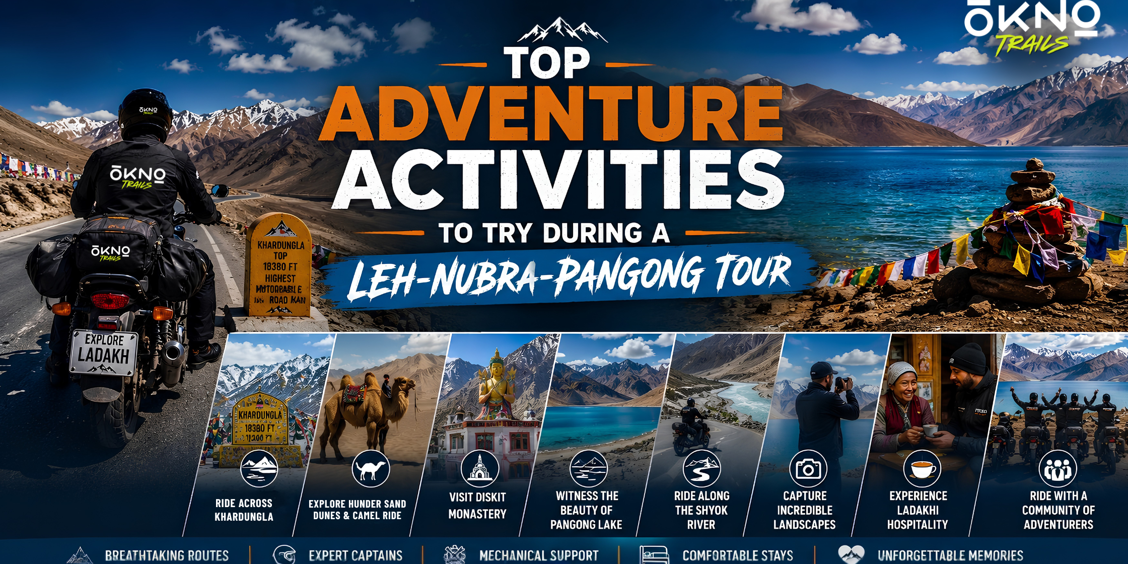 Top Adventure Activities to Try During a Leh-Nubra-Pangong Tour