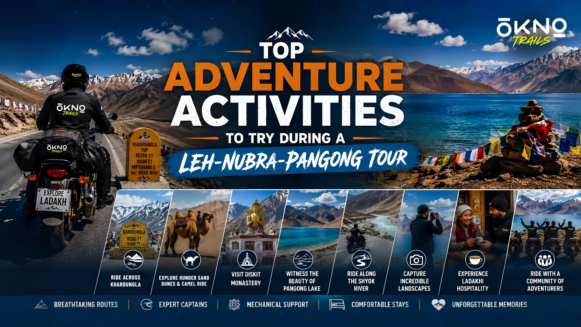 Top Adventure Activities to Try During a Leh-Nubra-Pangong Tour