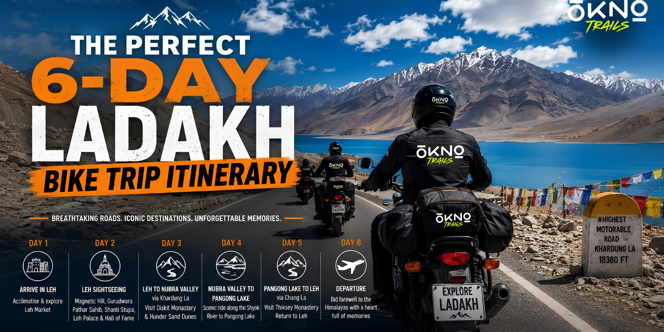 The Perfect 6-Day Ladakh Bike Trip Itinerary with OKNO Trails