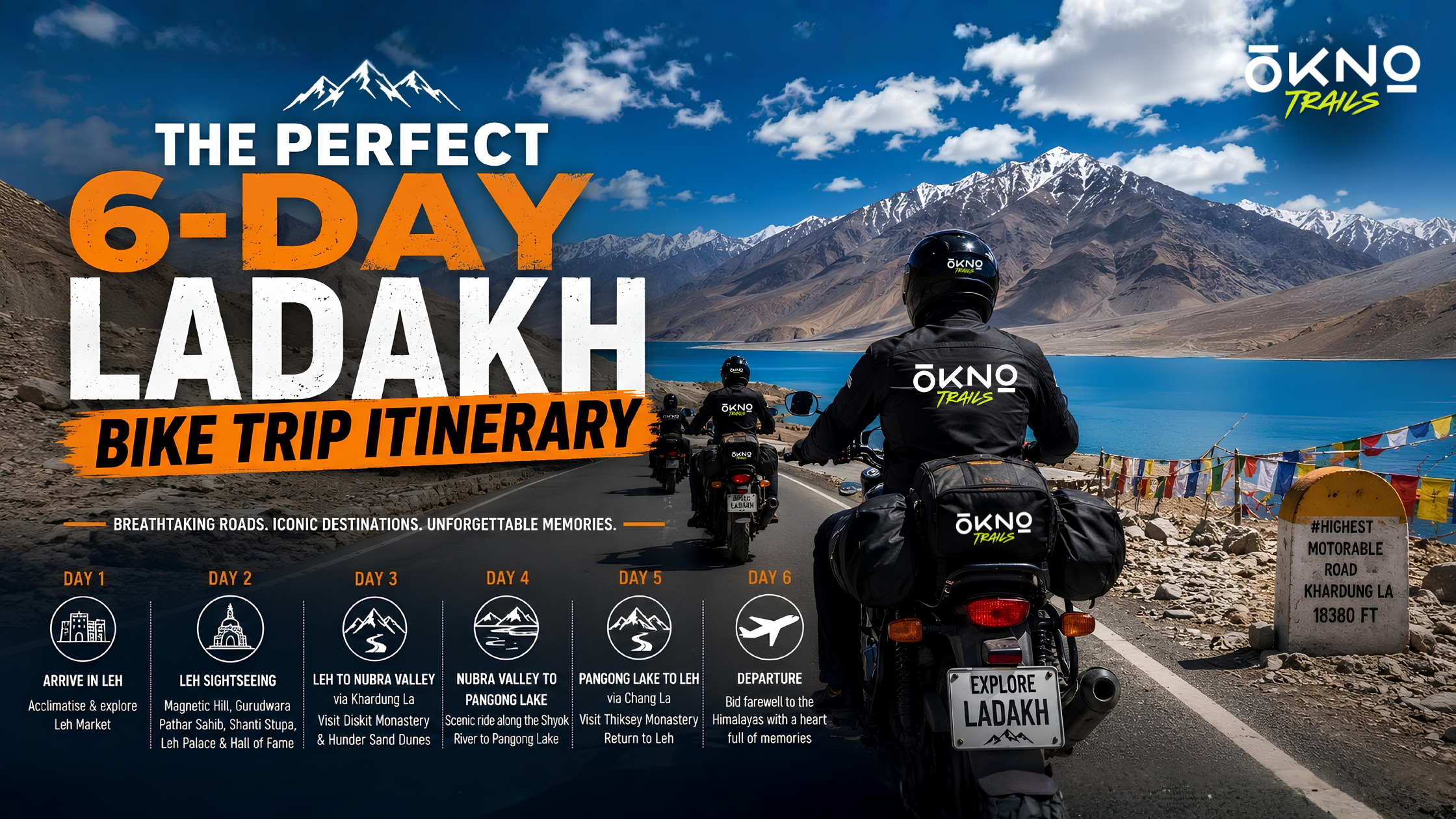 The Perfect 6-Day Ladakh Bike Trip Itinerary with OKNO Trails