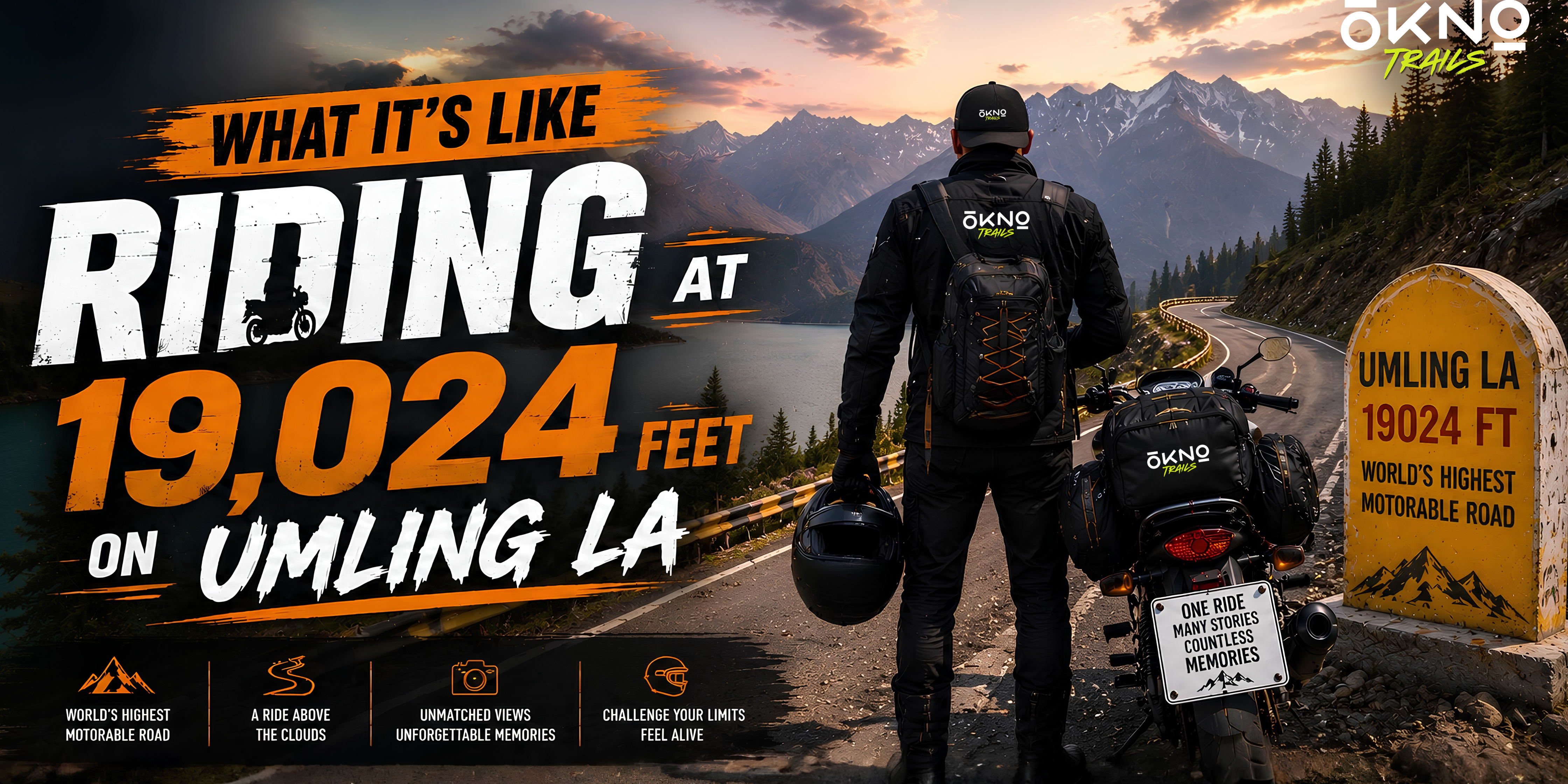 What It's Like Riding at 19,024 Feet on Umling La