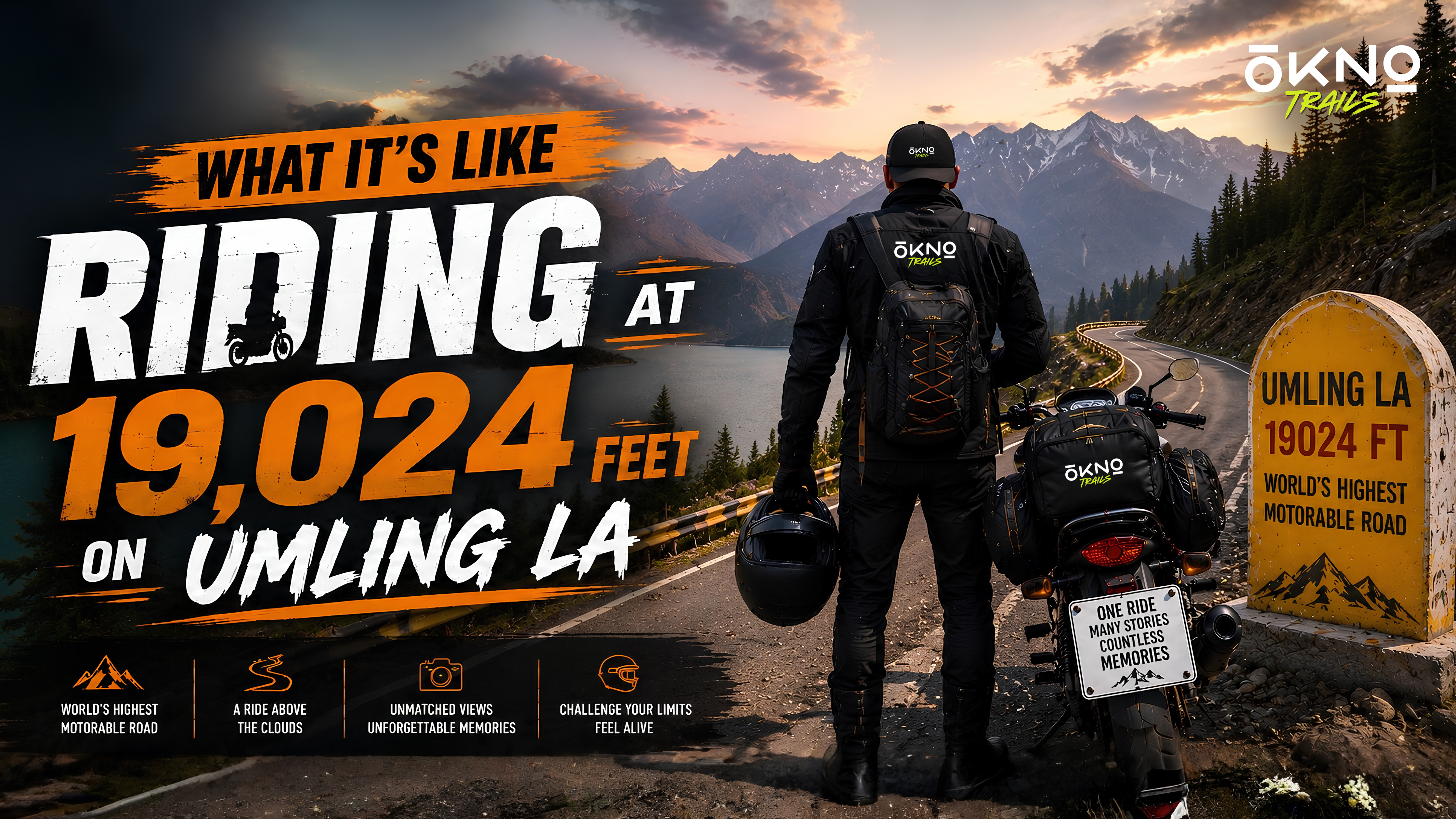 What It's Like Riding at 19,024 Feet on Umling La