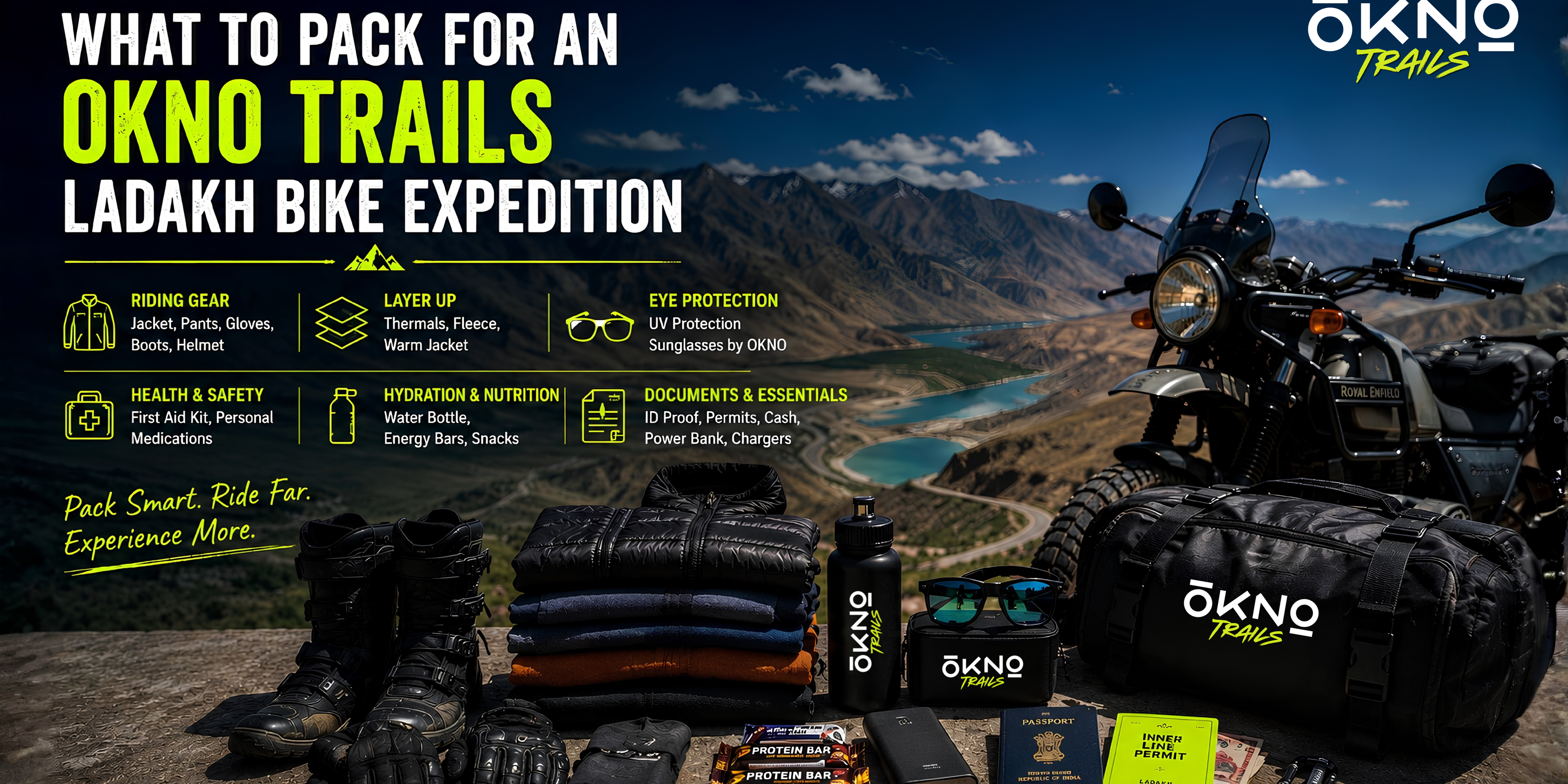 What to Pack for an OKNO Trails Ladakh Bike Expedition