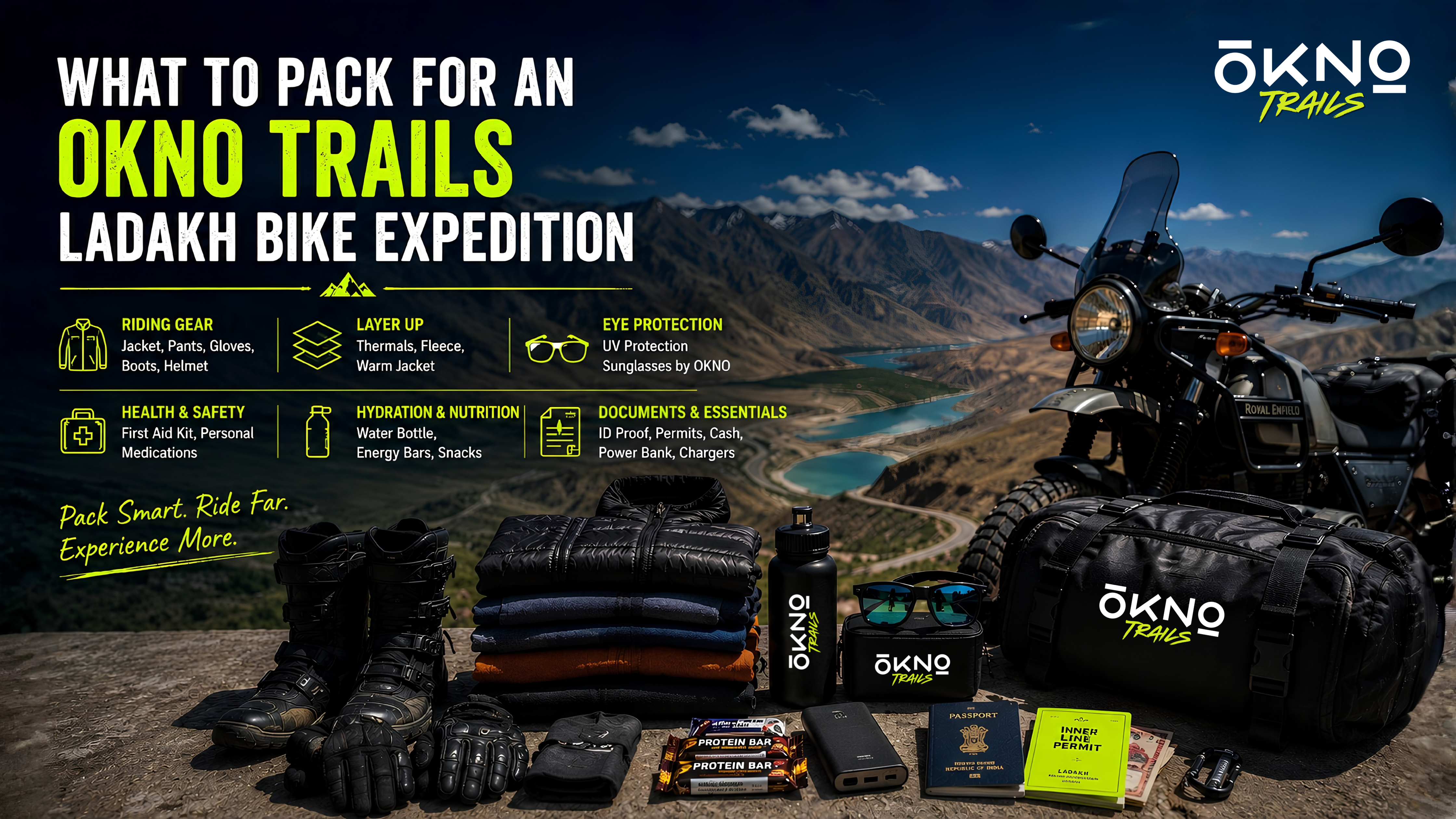 What to Pack for an OKNO Trails Ladakh Bike Expedition