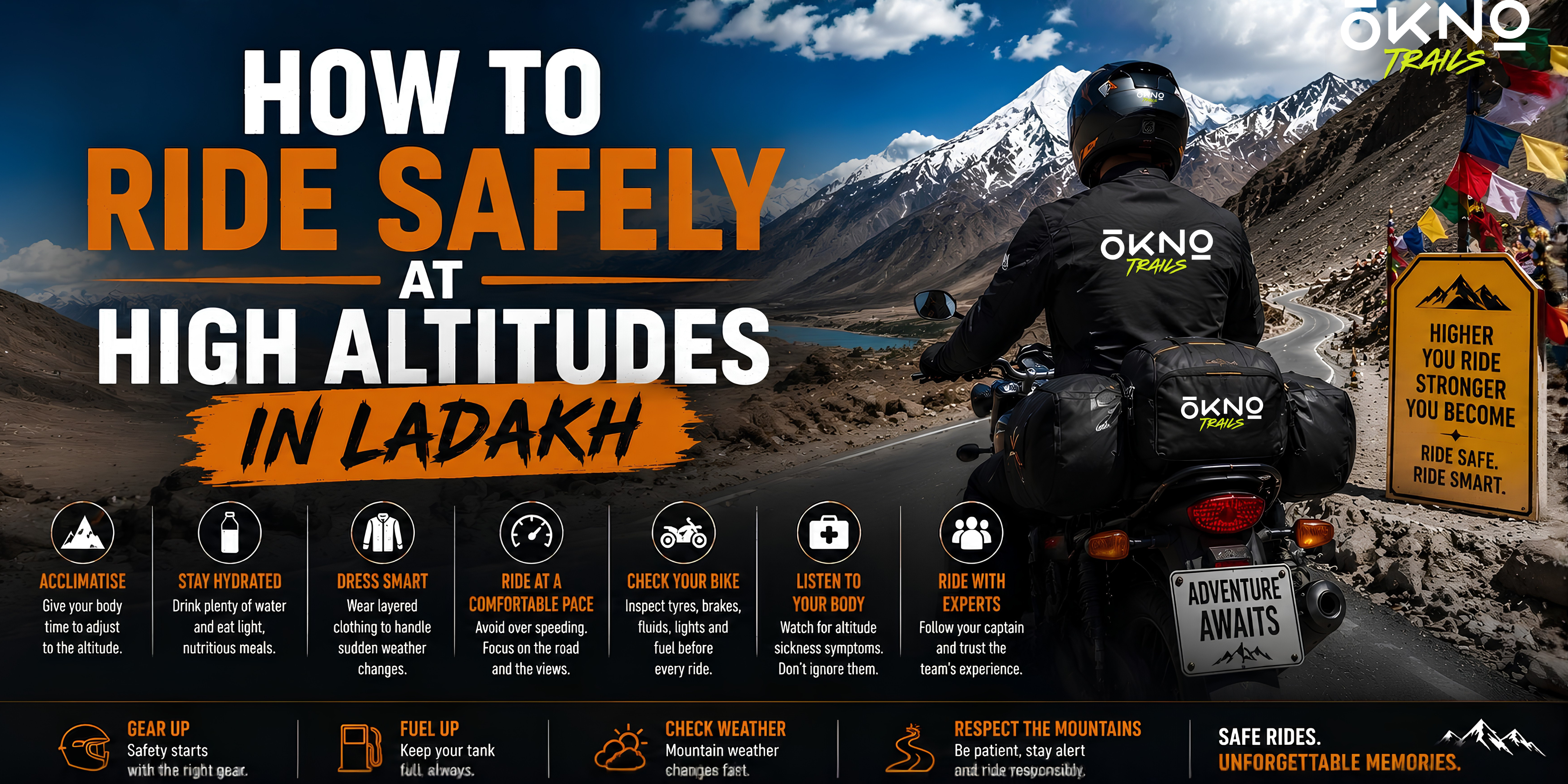 How to Ride Safely at High Altitudes in Ladakh