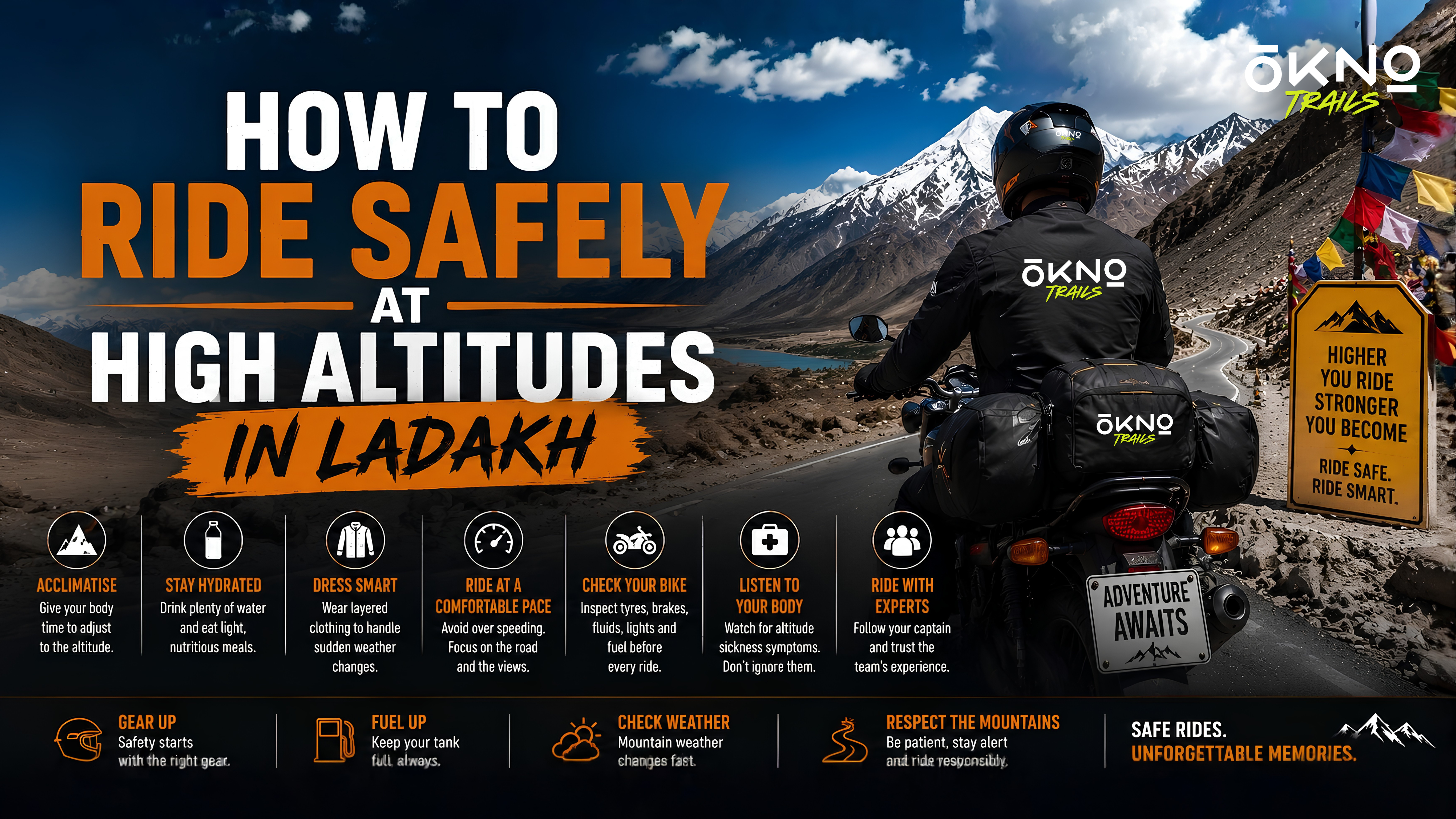 How to Ride Safely at High Altitudes in Ladakh
