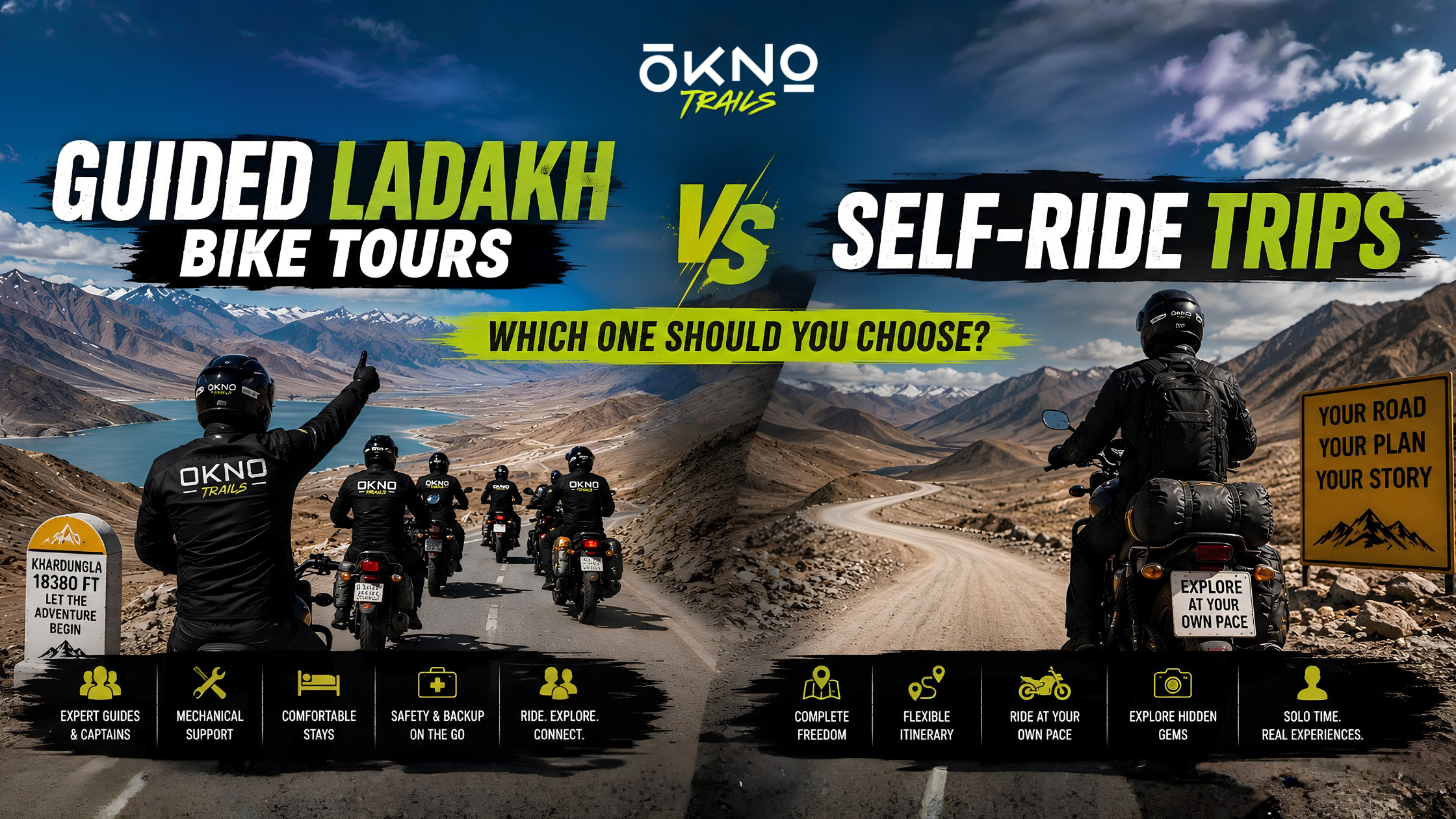 Guided Ladakh Bike Tours vs Self-Ride Trips: Which One Should You Choose?