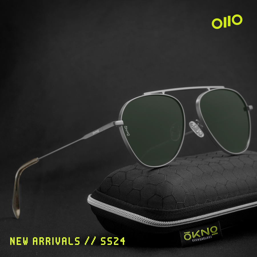 Find Luca Jade Metallic Sunglasses Collection OKNO By Eyewearlabs India
