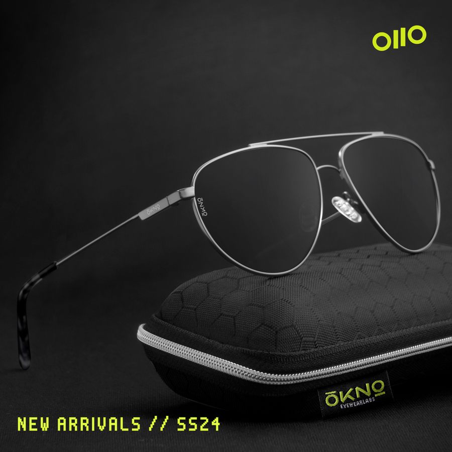 Get Ren Noir Metallic Sunglasses OKNO By Eyewearlabs India