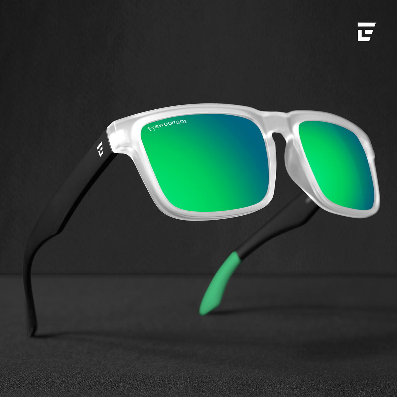 Buy Tornado Green Sunglasses for Men Online Eyewearlabs