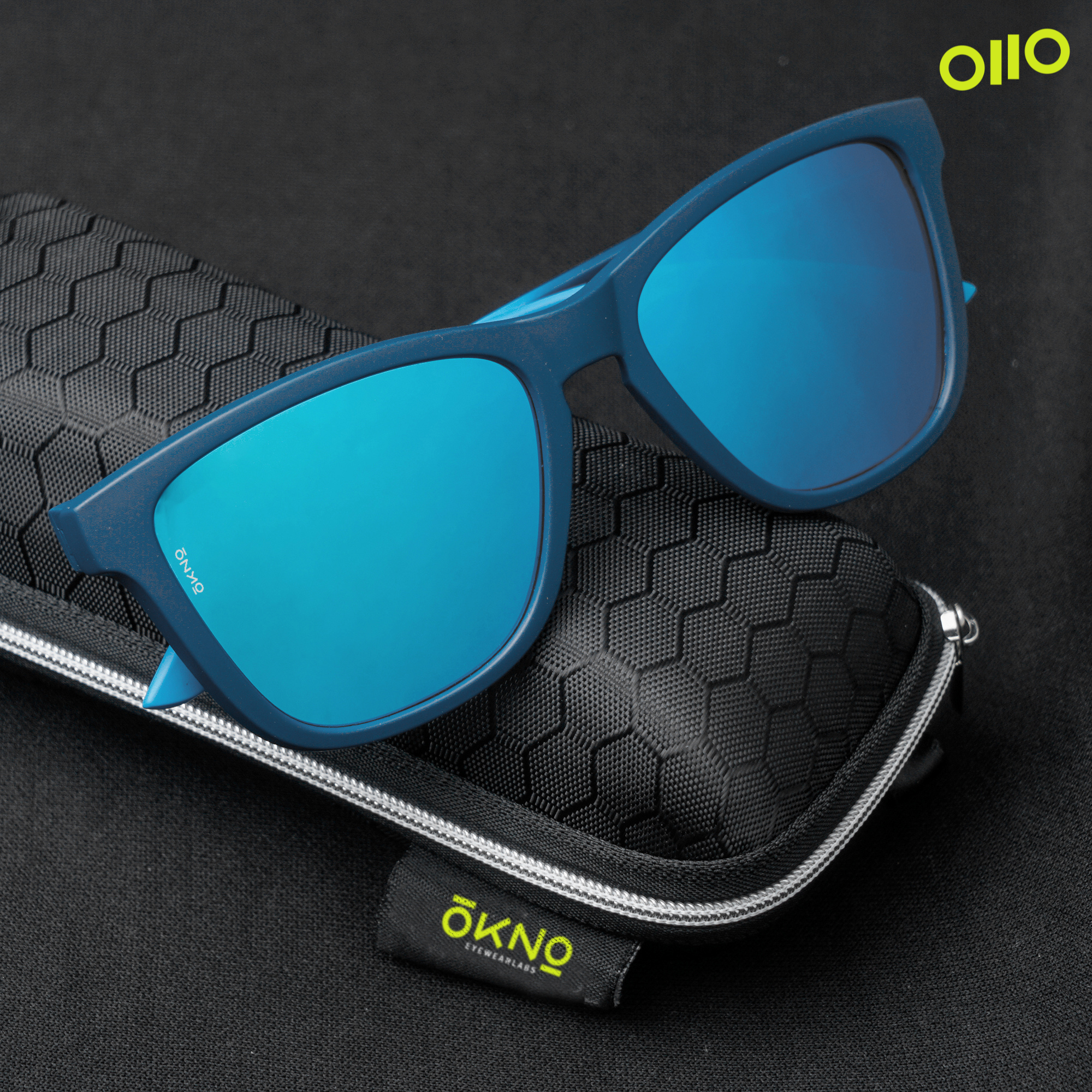 Domino Blue Mirror Power Sunglasses