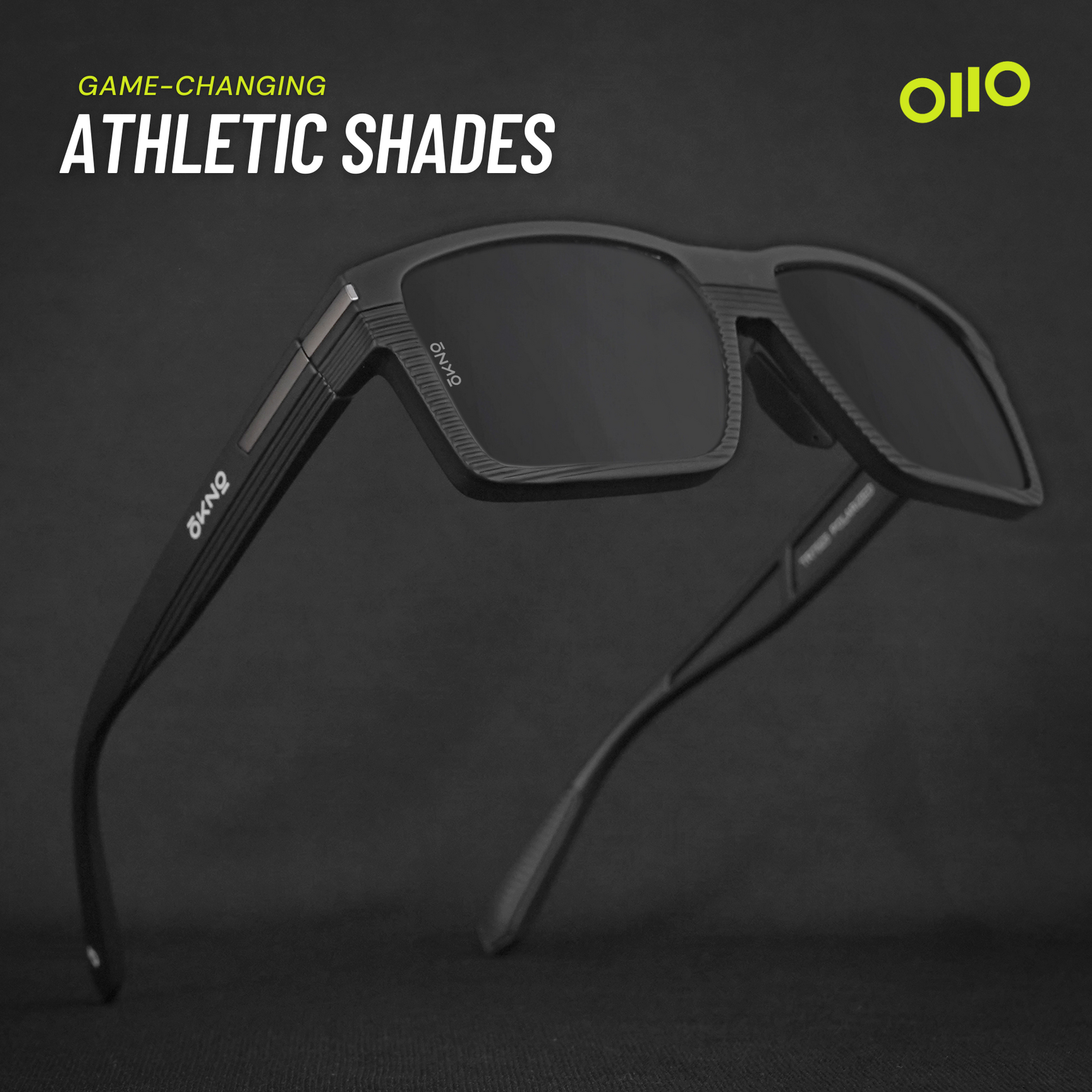 Tropix Matte Black Sunglasses OKNO By Eyewearlabs