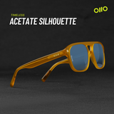 Rayne | Sunset Orange Power Sunglasses