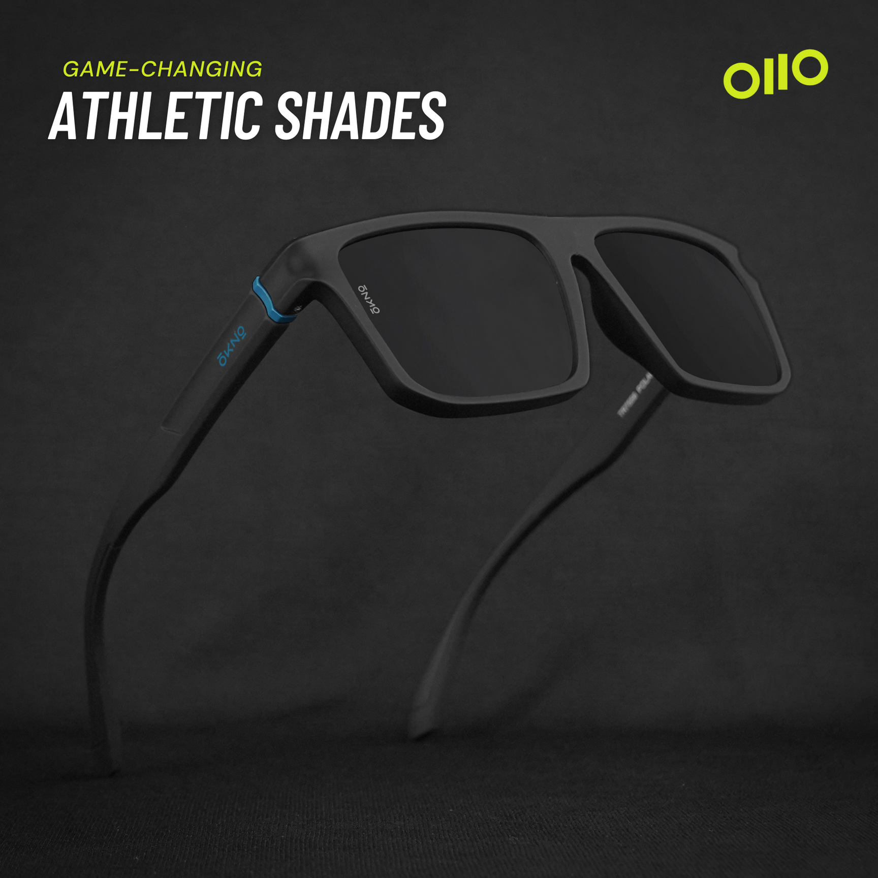 Barton Matte Black Sunglasses OKNO By Eyewearlabs