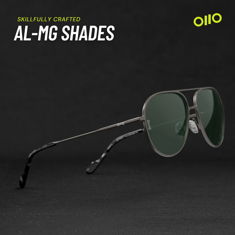 Discover Nico Jade Metallic Sunglasses OKNO By Eyewearlabs India