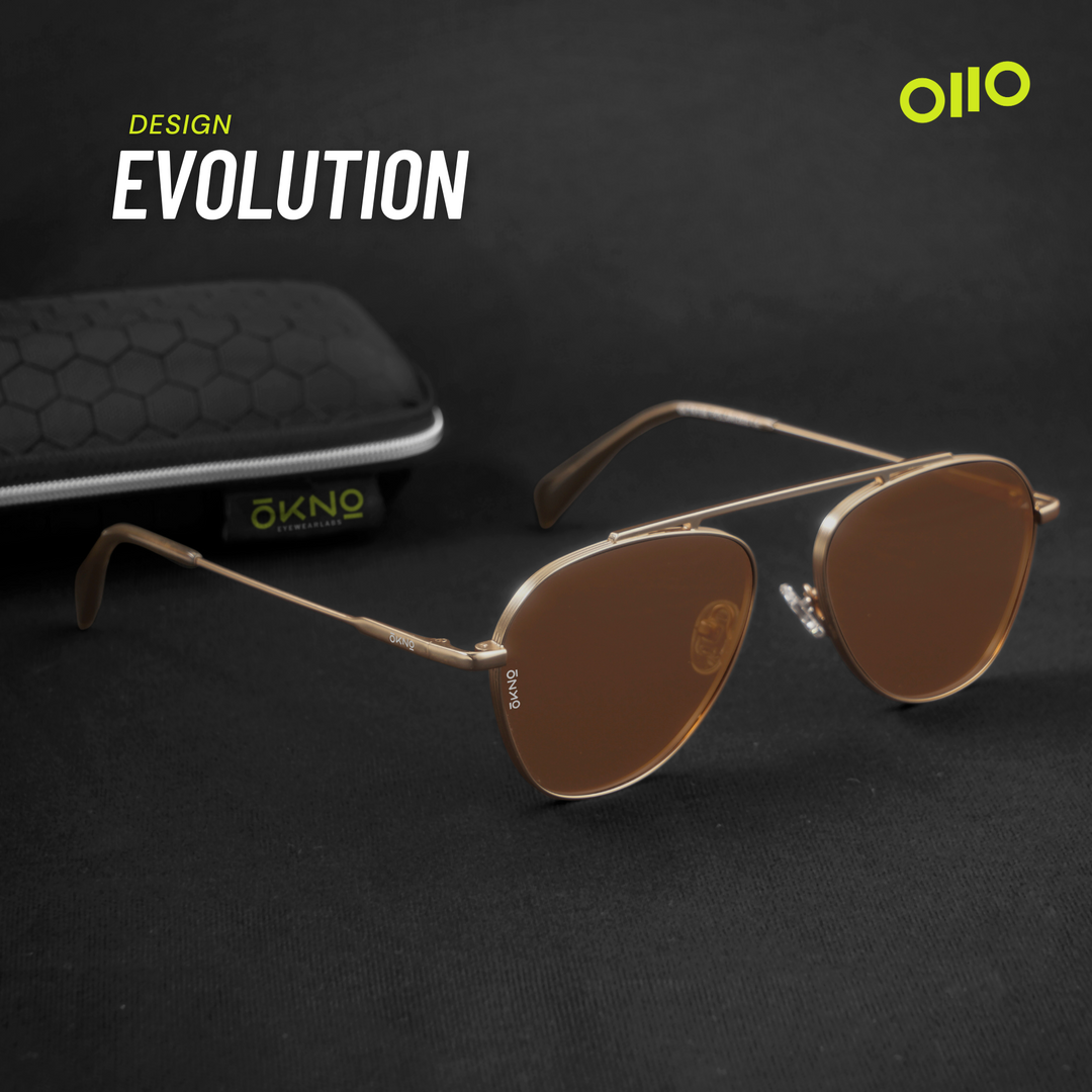 Explore Luca Auburn Metallic Sunglasses Collection OKNO By