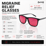 Barkley Black | FL-41 Migraine Relief Glasses