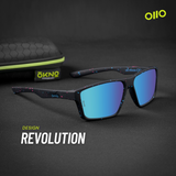 NORG | Galaxy Blue Mirror Power Sunglasses