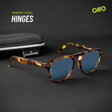 Rayne | Blue TORT Power Sunglasses