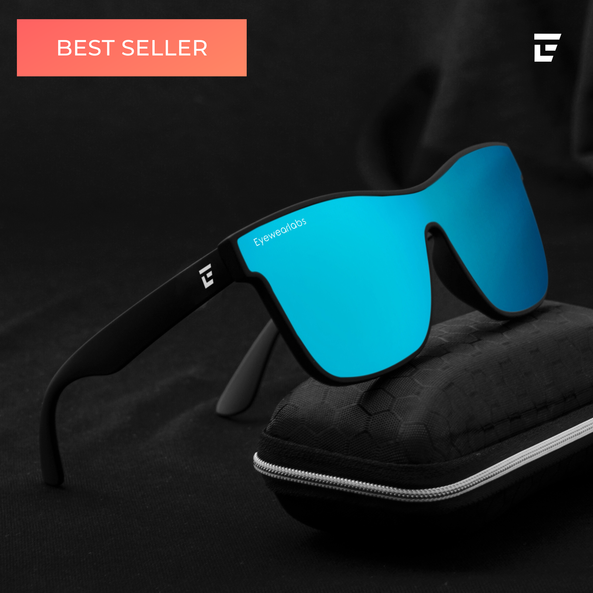 Blue sunglasses online sales