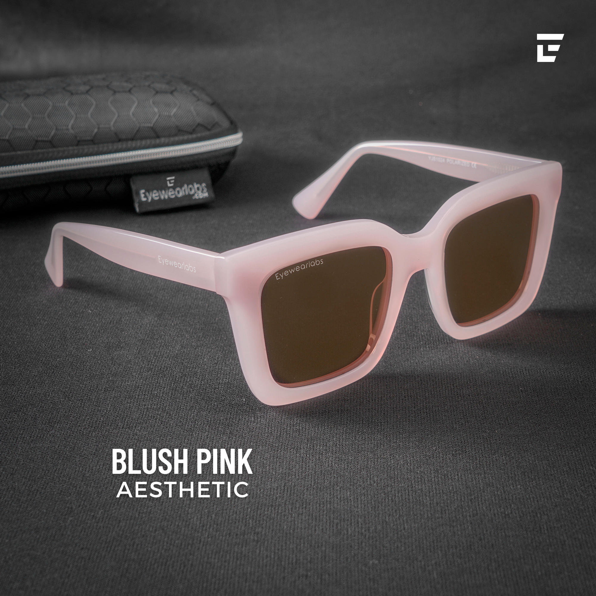 Blush pink sunglasses best sale