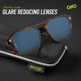 Rayne | Blue TORT Power Sunglasses