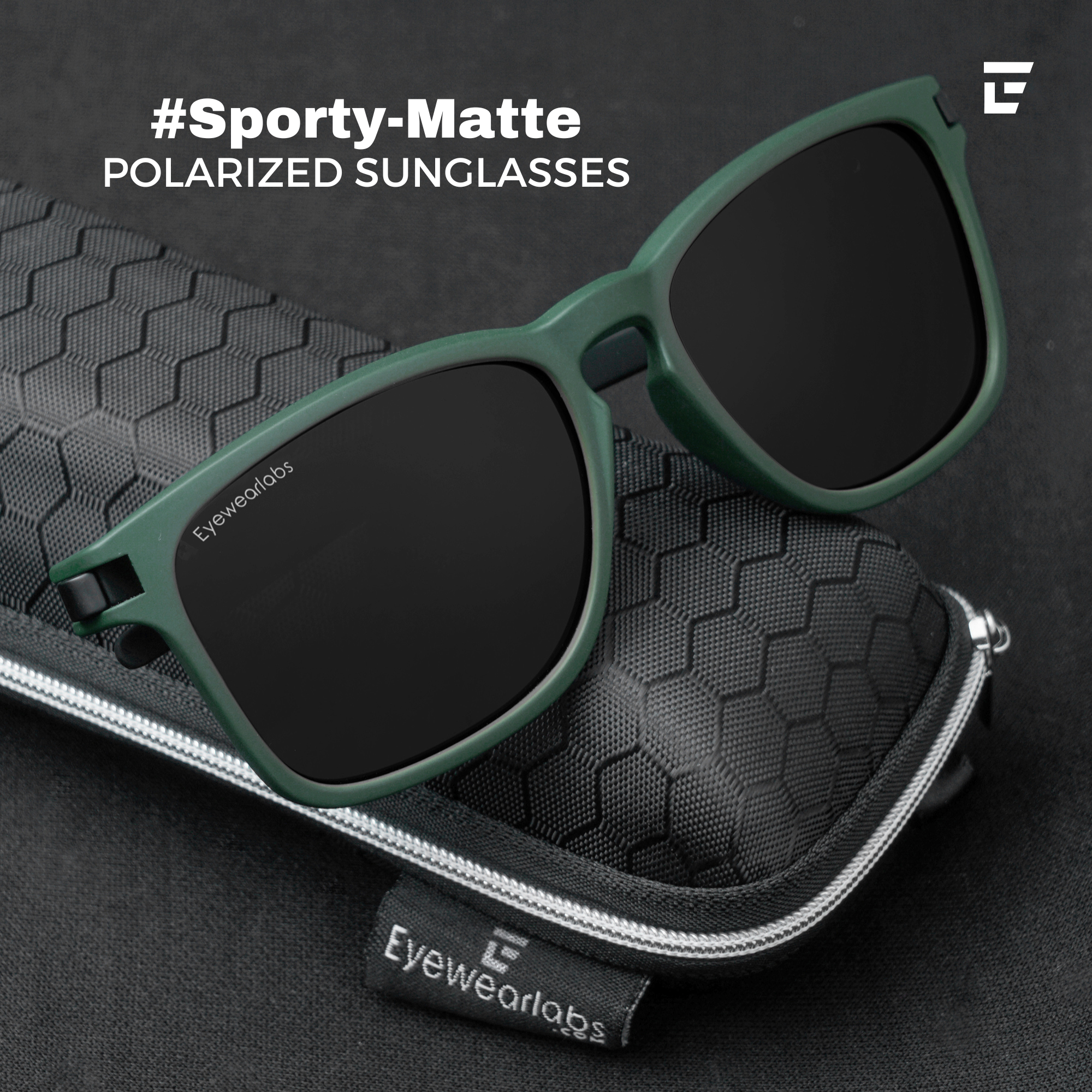 Buy Classic Olive Black Sunglasses for Men Online at Eyewearlabs