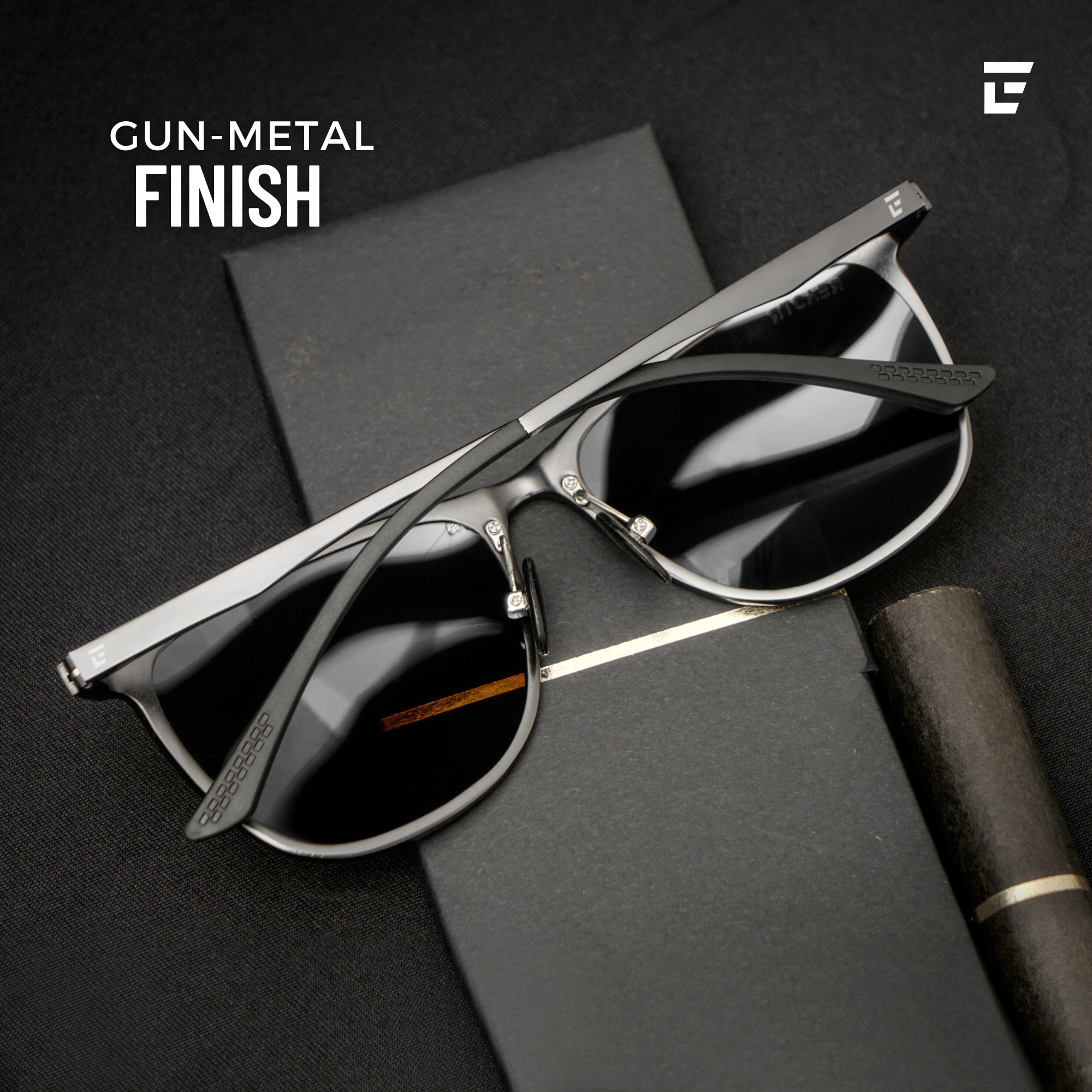 Blaze Black Gun Grey - Eyewearlabs