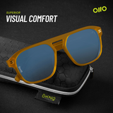 Rayne | Sunset Orange Power Sunglasses