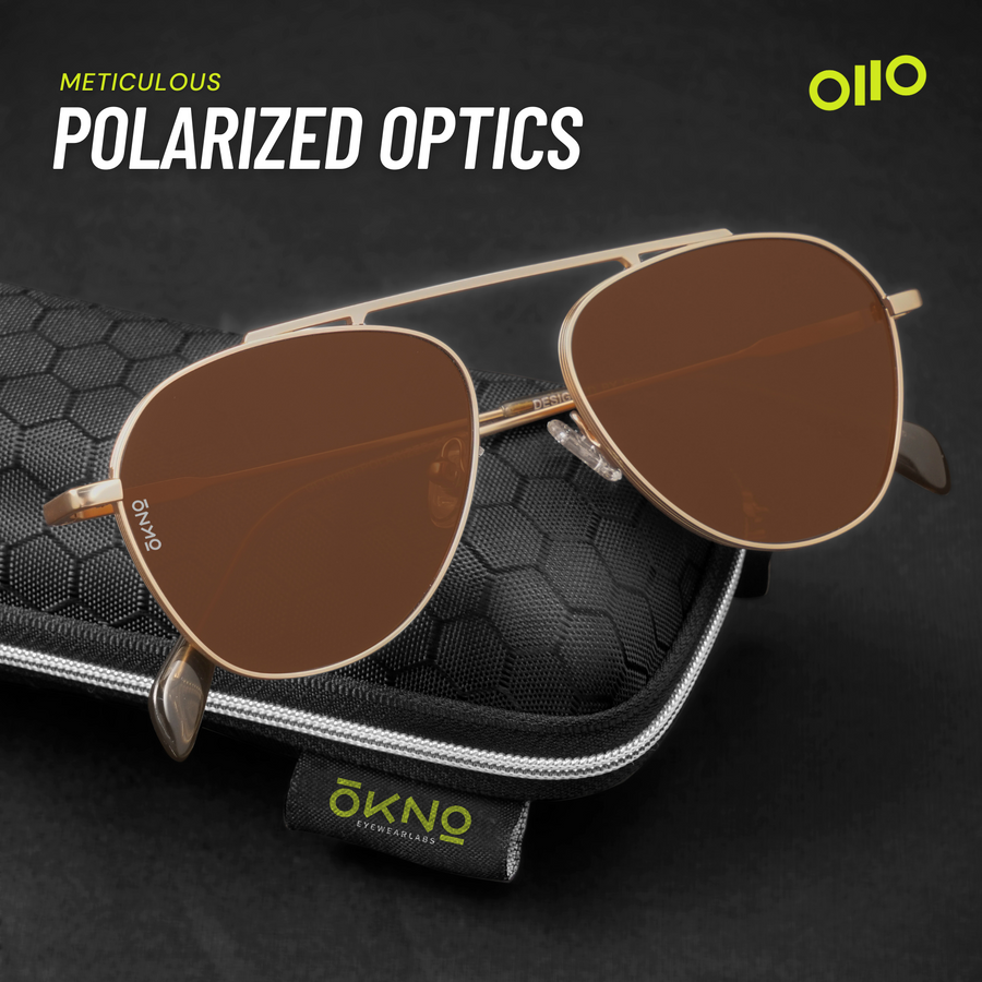 Explore Luca Auburn Metallic Sunglasses Collection OKNO By