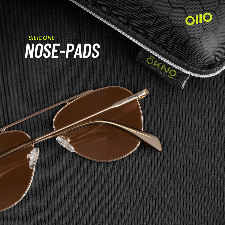 Explore Luca Auburn Metallic Sunglasses Collection OKNO By
