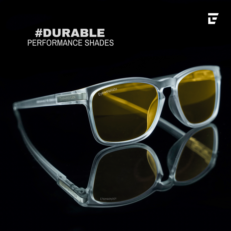 Crystal White Night Vision Sunglasses OKNO By Eyewearlabs