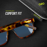 Rayne | Blue TORT Power Sunglasses