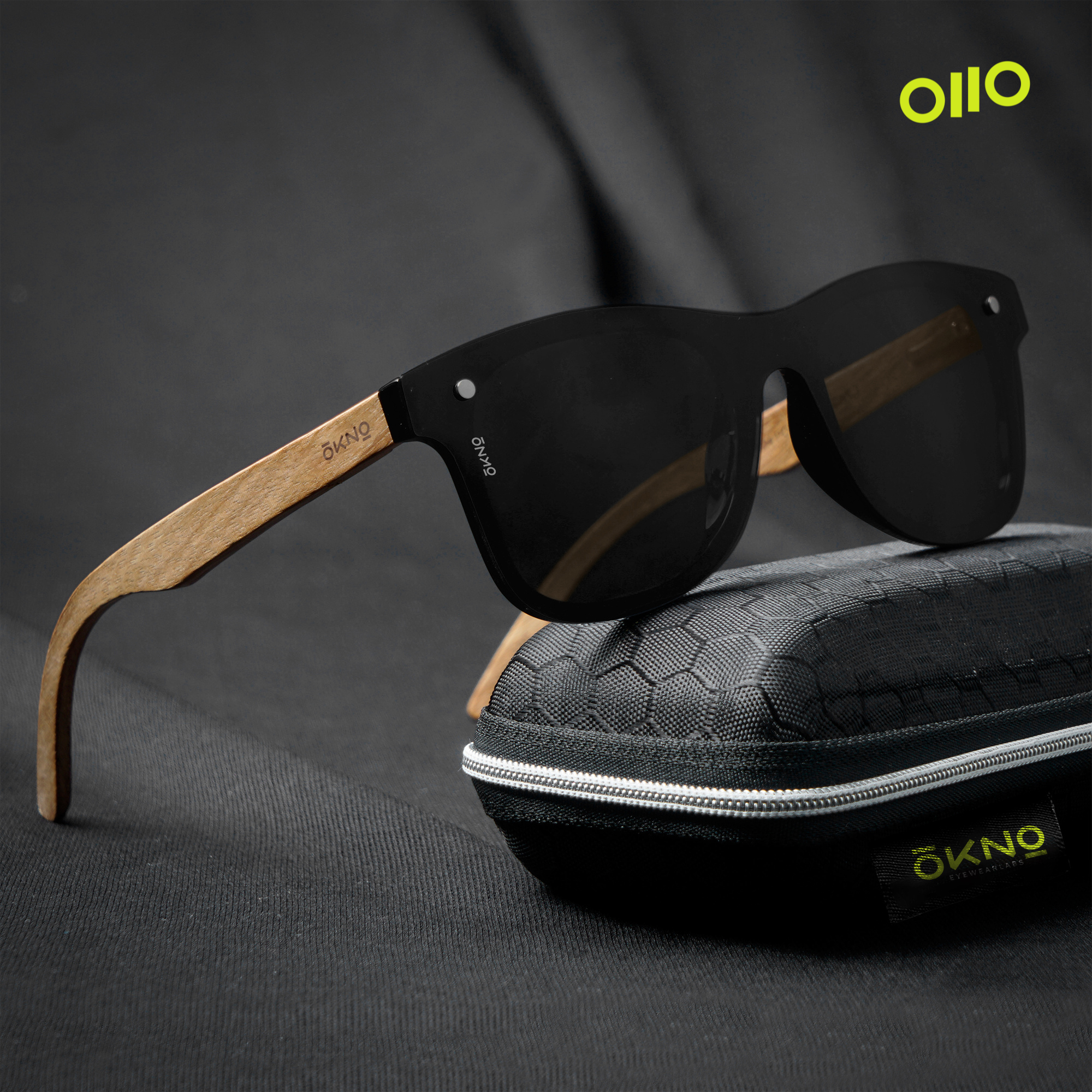 Polarized Sunglasses Wood Frame Glasses Mens Wood Black – Eyewearlabs