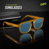 Rayne | Sunset Orange Power Sunglasses