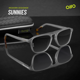 Haydn | Grey Mist Power Sunglasses