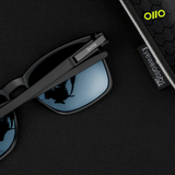 Eclipse Blue Mirror Power Sunglasses